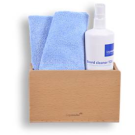 Glasboard-Zubehörhalter Legamaster WOODEN, magnetisch, Tragkraft bis 400 g, B 150 x T 71 x H 90 mm, Buchenholz, lackiert